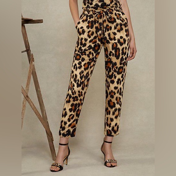 New York & Company Pants - New York & Company Leopard Print Cropped Pants